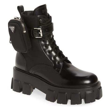 prada combat boots 2019|prada combat boots with pouches.